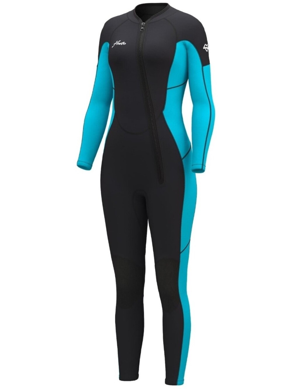 Hevto Wetsuit Women 3/2mm Neoprene Full Body Front Zip